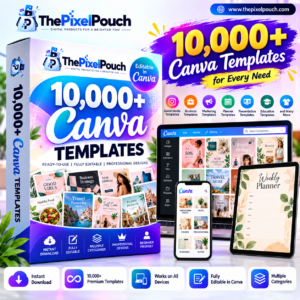 10,000+ Canva Templates editable designs for social media, business and marketing