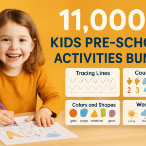 Kids Pre-school Activity Bundle