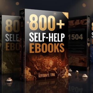Stack of 800+ Self-Help eBooks for Productivity and Personal Growth – Digital Download